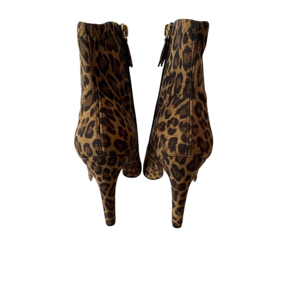 Good American Boots Women's Size 8 Cheetah Print Pointed Toe Ankle Booties New - Picture 9 of 9